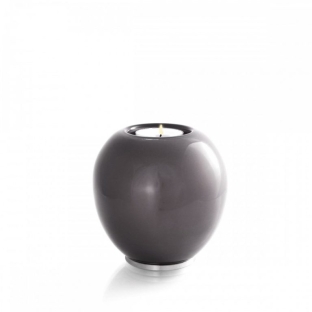 Glass mini urn candle - black GU252