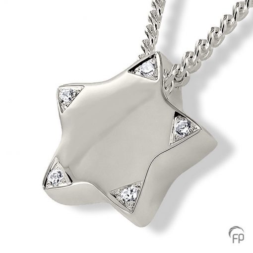 star pendant with zircons star pendant with zircons