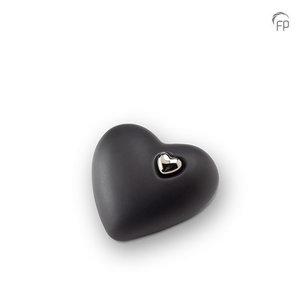 ceramic urn matt black heart ceramic urn matt black heart