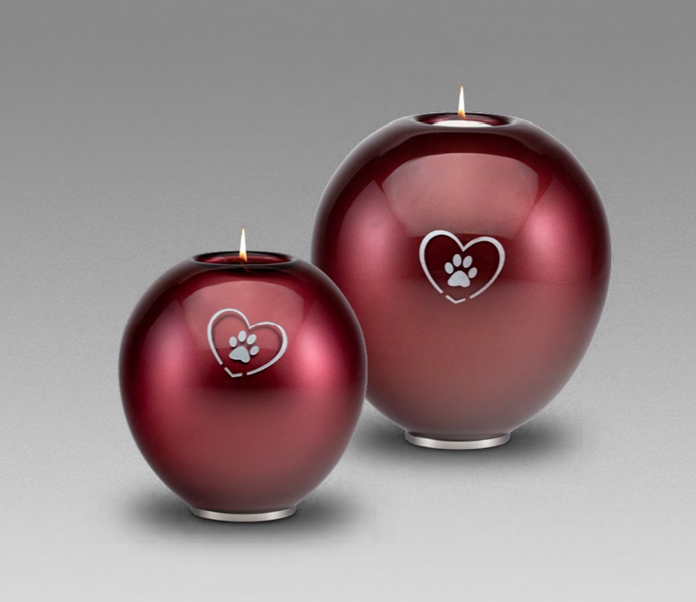 round glass pet urn candle holder burgundy round glass pet urn candle holder burgundy