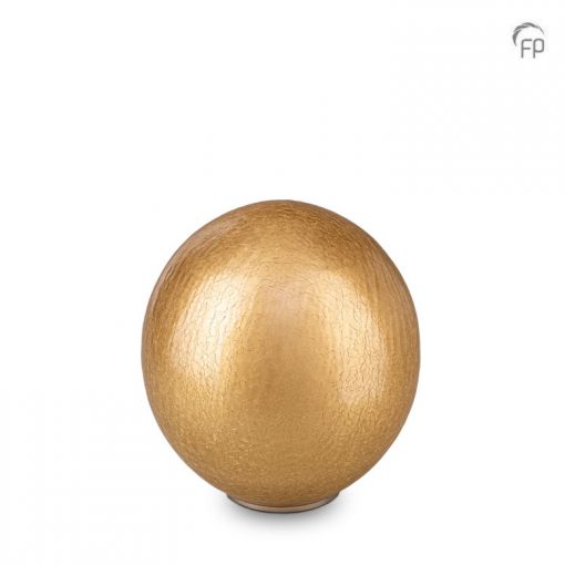 glass urn frost ball golden glass urn frost ball golden