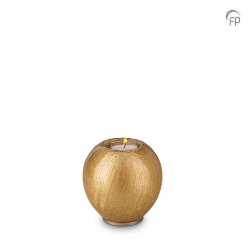 glass urn frost ball golden glass urn frost ball golden