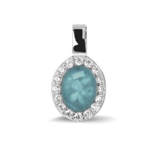 oval gem pendant