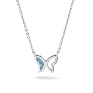 butterfly gem necklace